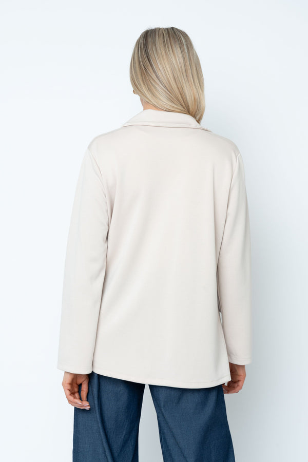 Carraig Donn Beige Viscose Blend Blazer