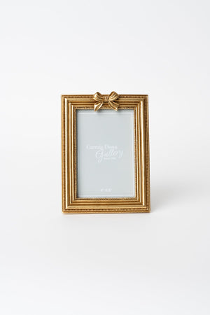 Carraig Donn Bella Bow Gold 4x6 Photo Frame