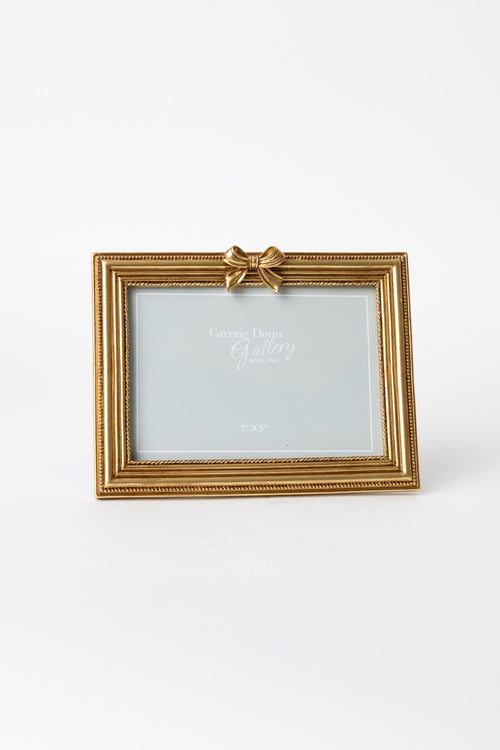 Bella Bow Gold 7x5 Photo Frame