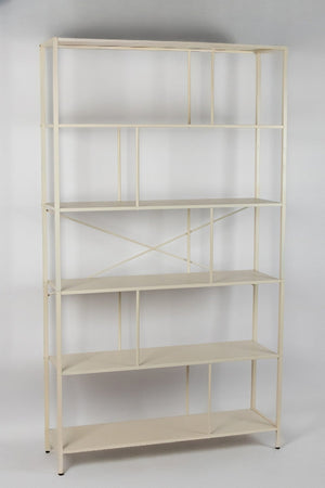 Carraig Donn Betty Cream Iron H180cm Bookshelf