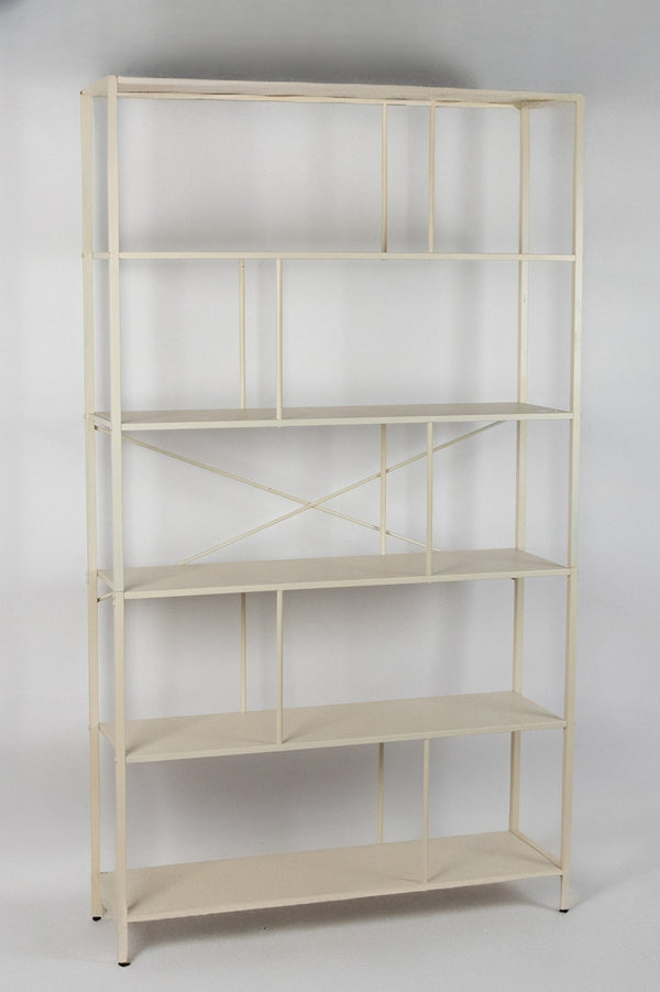 Carraig Donn Betty Cream Iron H180cm Bookshelf