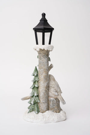 Carraig Donn Birds At Lamp Post Light Up Christmas Decoration