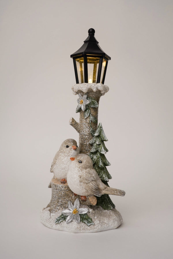Carraig Donn Birds At Lamp Post Light Up Christmas Decoration