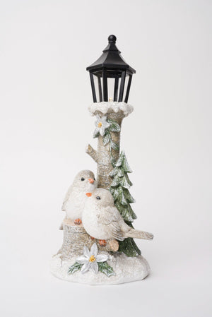 Carraig Donn Birds At Lamp Post Light Up Christmas Decoration