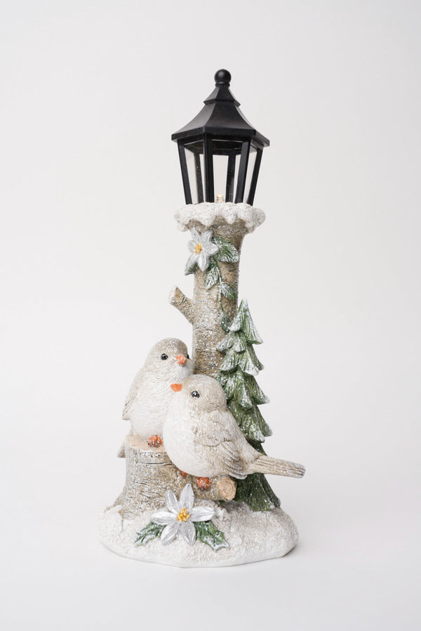 Carraig Donn Birds At Lamp Post Light Up Christmas Decoration