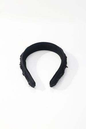 Carraig Donn Black Bead Embellished Hairband
