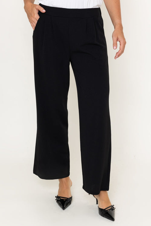 Carraig Donn Black Scuba High Waisted Trousers