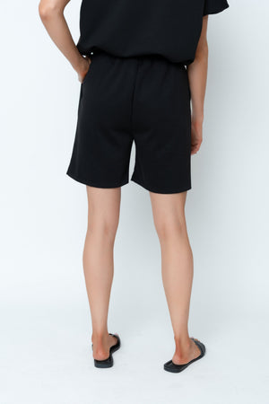 Carraig Donn Black Sweatshirt Shorts