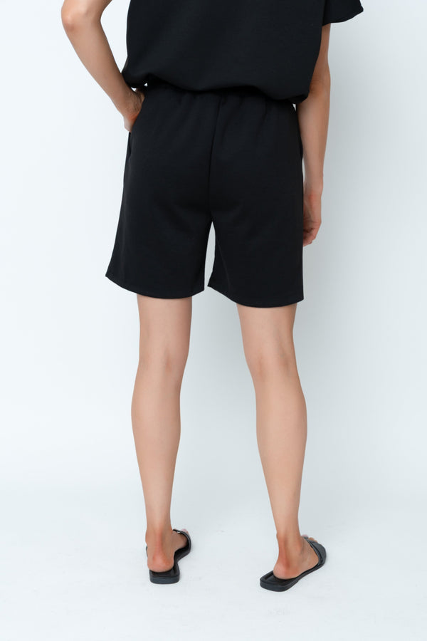 Carraig Donn Black Sweatshirt Shorts