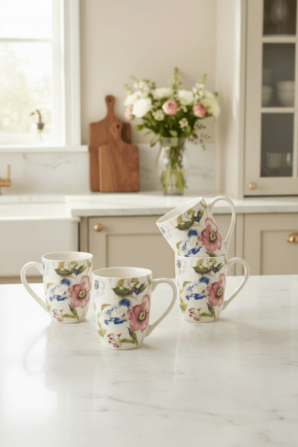 Carraig Donn Bloom Ceramic Mug Set Of 4