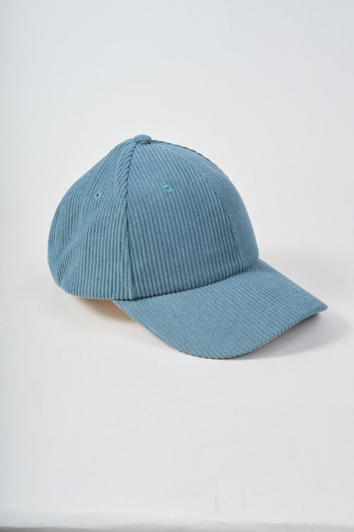 Blue Corduroy Baseball Cap