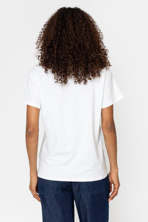Carraig Donn Blue Daiquiri Print White T-Shirt