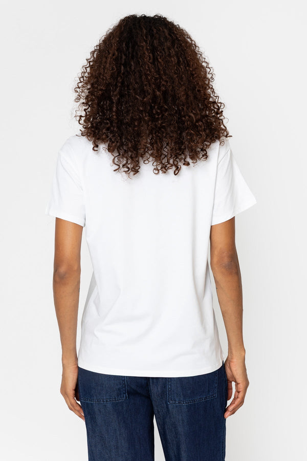 Carraig Donn Blue Daiquiri Print White T-Shirt