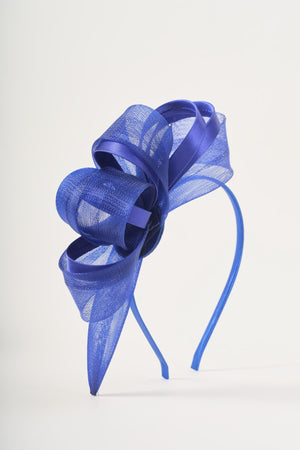 Carraig Donn Blue Side Loop Ribbon Fascinator Headband