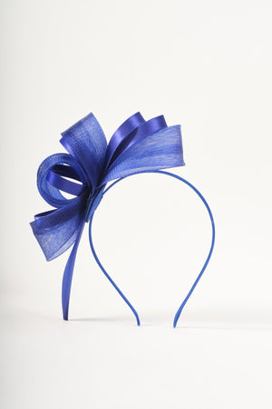 Carraig Donn Blue Side Loop Ribbon Fascinator Headband