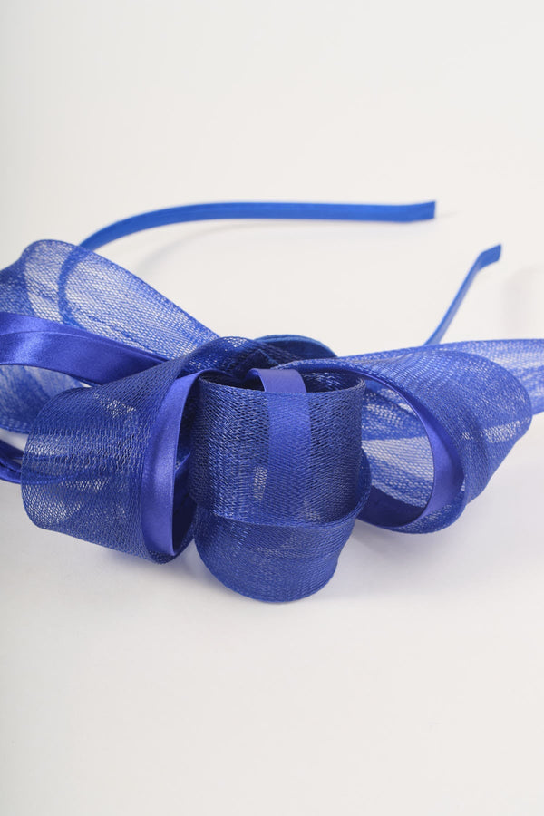 Carraig Donn Blue Side Loop Ribbon Fascinator Headband