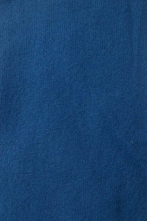 Carraig Donn Blue Viscose Wool Blend Neckerchief Triangle Scarf