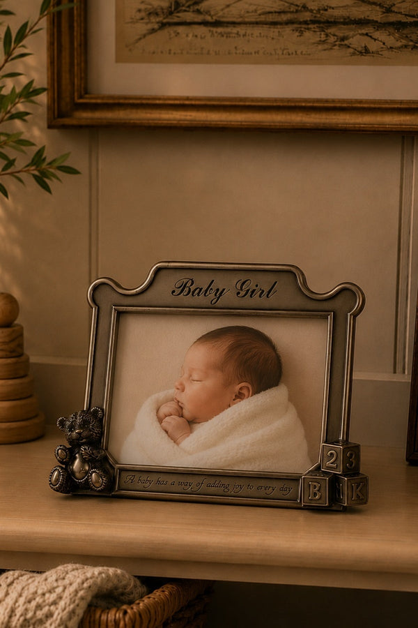 Carraig Donn Bronze Baby Girl Frame