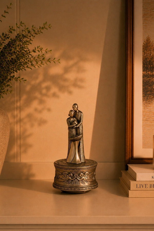 Carraig Donn Bronze Christening Music Box