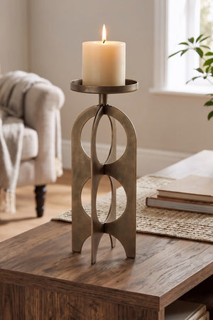 Carraig Donn Bronze Orion Iron H30cm Candle Stand