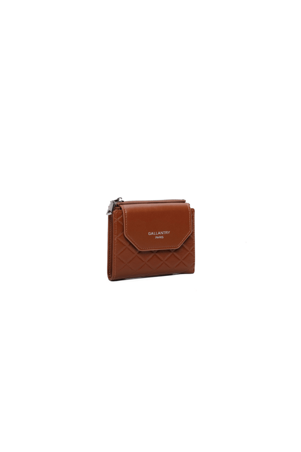 Carraig Donn Brown Faux Leather Quilted Small Purse