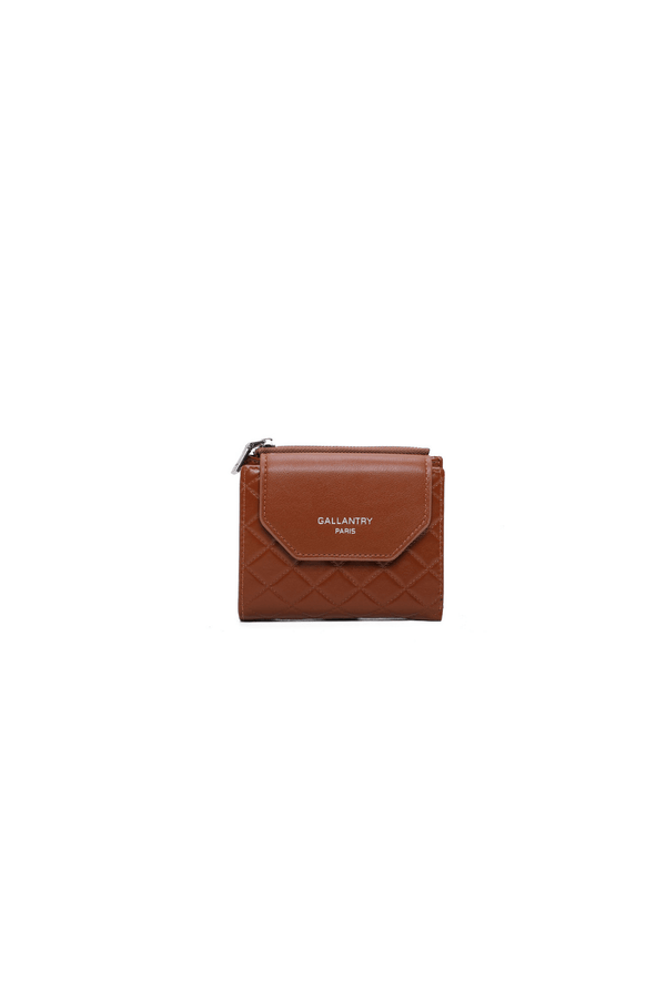 Carraig Donn Brown Faux Leather Quilted Small Purse