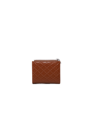 Carraig Donn Brown Faux Leather Quilted Small Purse