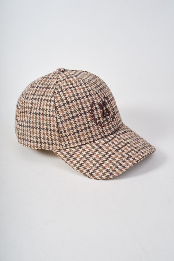 Carraig Donn Brown Houndstooth Embroidered 1965 Baseball Cap