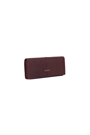 Carraig Donn Burgundy Faux Leather Large Flap Over Purse