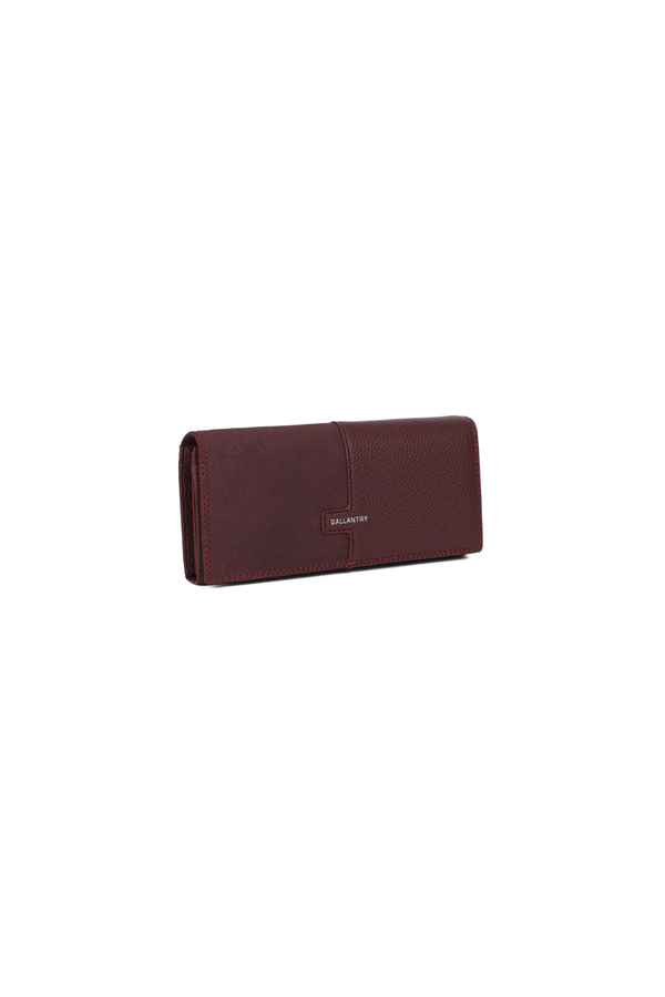 Carraig Donn Burgundy Faux Leather Large Flap Over Purse