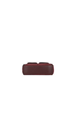 Carraig Donn Burgundy Faux Suede Front Pocket Hobo Shoulder Bag