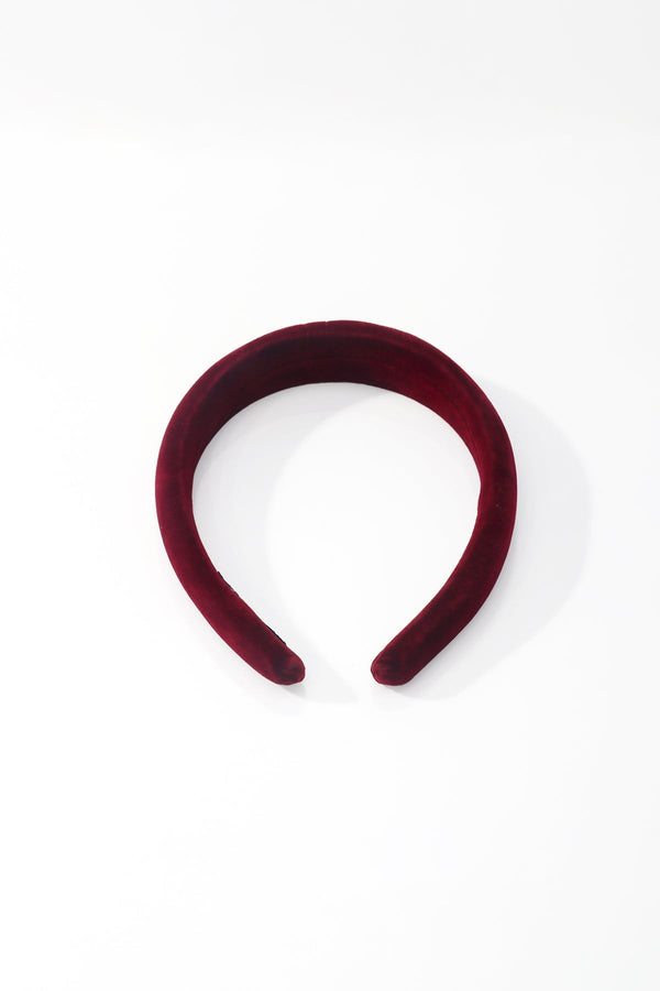 Carraig Donn Burgundy Velvet Hairband