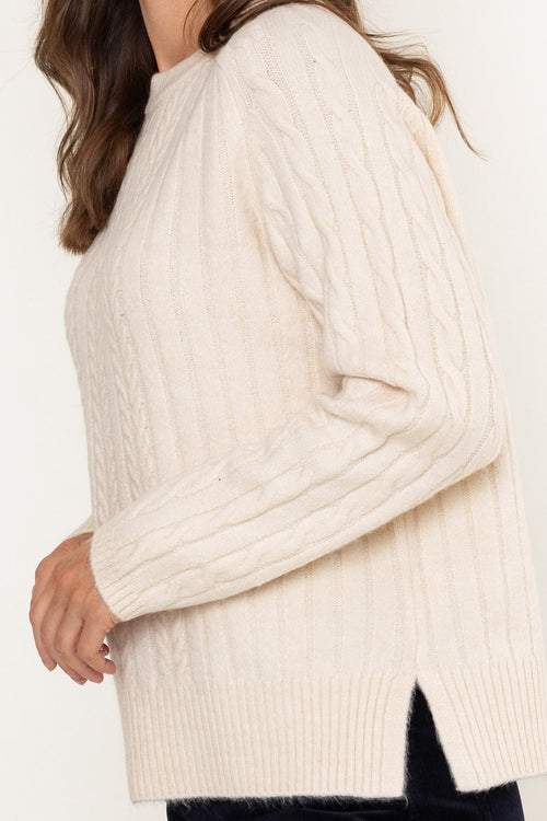 Carraig Donn Cable Knit Crew