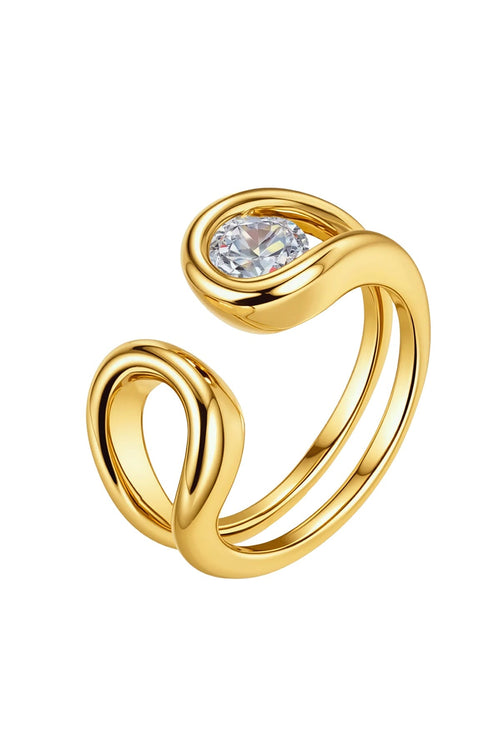 Callie Chunky Gold Size 7 Ring