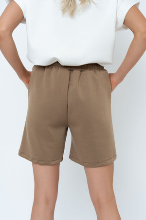 Carraig Donn Camel Sweatshirt Shorts