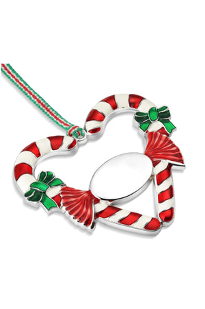 Carraig Donn Candy Cane Heart Christmas Decoration