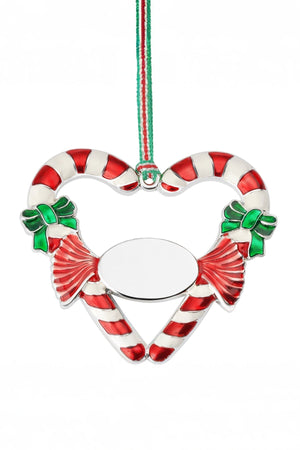 Carraig Donn Candy Cane Heart Christmas Decoration