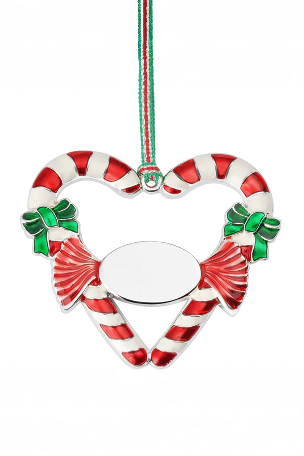 Carraig Donn Candy Cane Heart Christmas Decoration