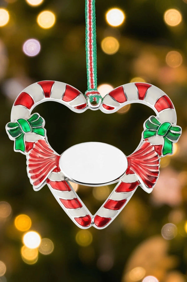 Carraig Donn Candy Cane Heart Christmas Decoration
