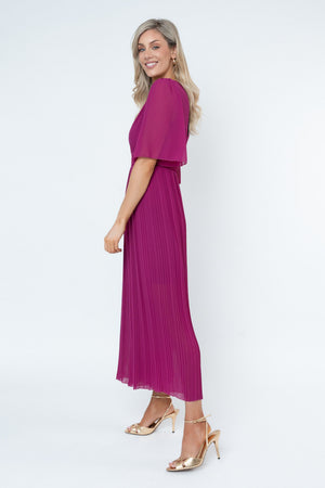 Carraig Donn Carmen Burgundy Short Sleeve Jumpsuit