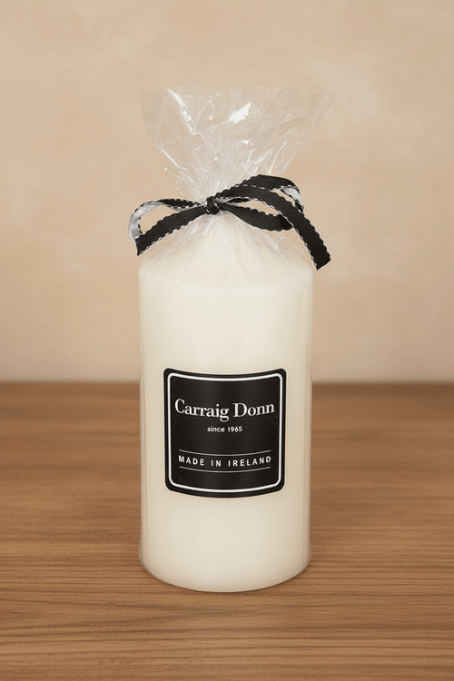 16 cm Ivory Pillar Candle