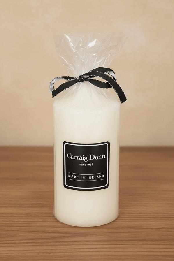 Carraig Donn 16 cm Ivory Pillar Candle