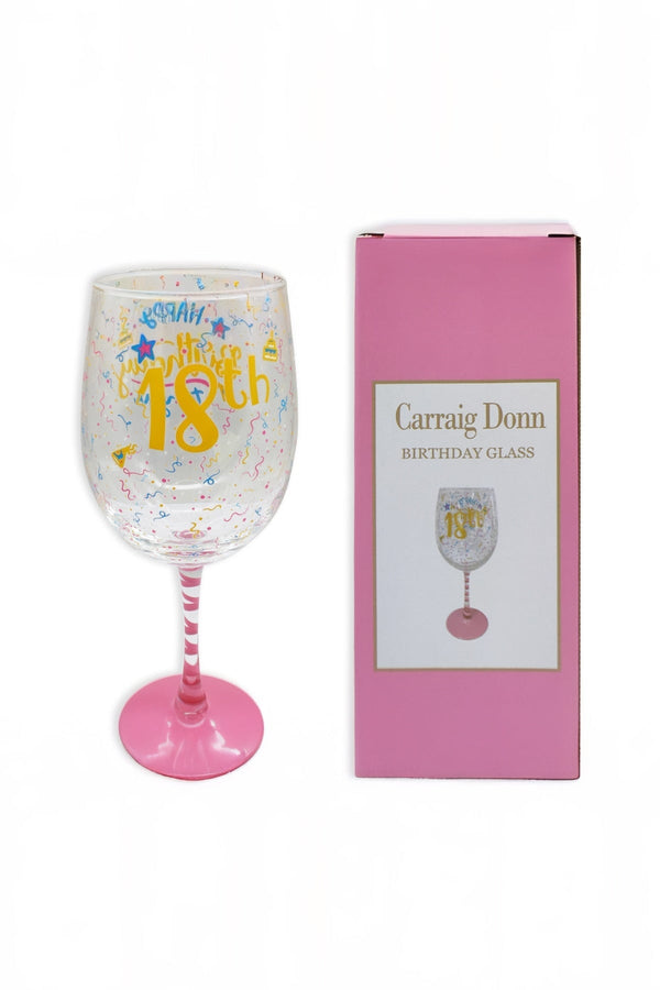 Carraig Donn 18th Birthday Celebration Glass