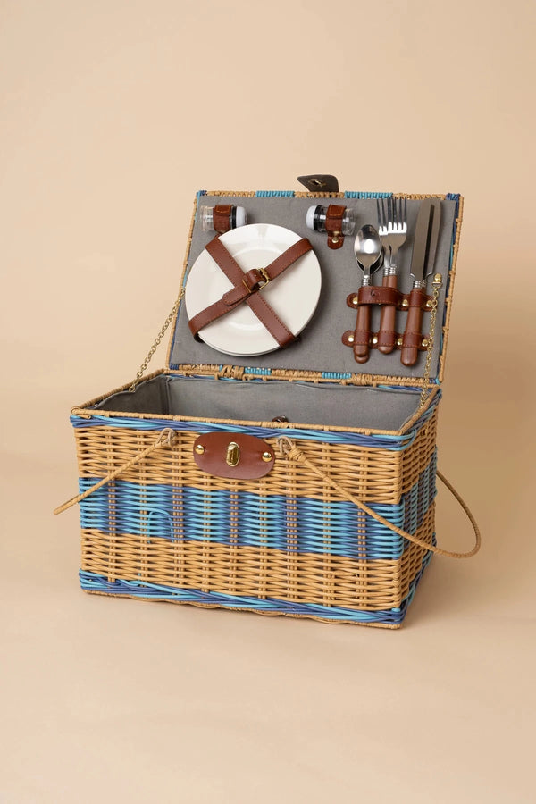 Carraig Donn 2 Person Retro Wicker Picnic Basket