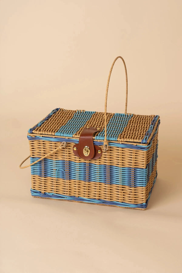 Carraig Donn 2 Person Retro Wicker Picnic Basket