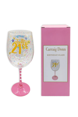 Carraig Donn 21st Birthday Celebration Glass