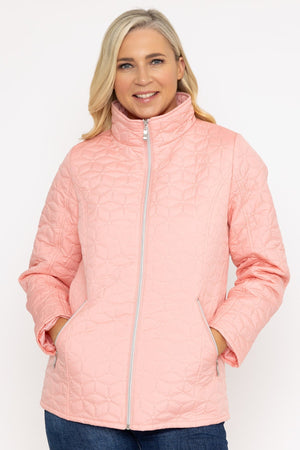 Ultrasonic Quilt Jacket in Pink