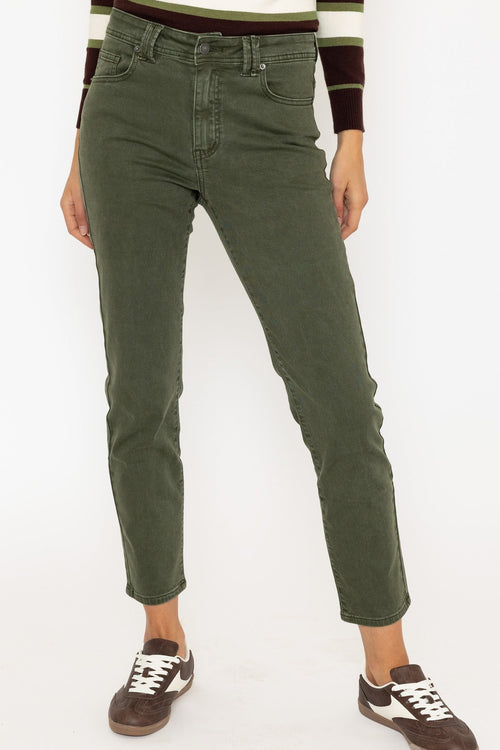 Carraig Donn 25Aw Cotton Stretch Casual Trousers Olive