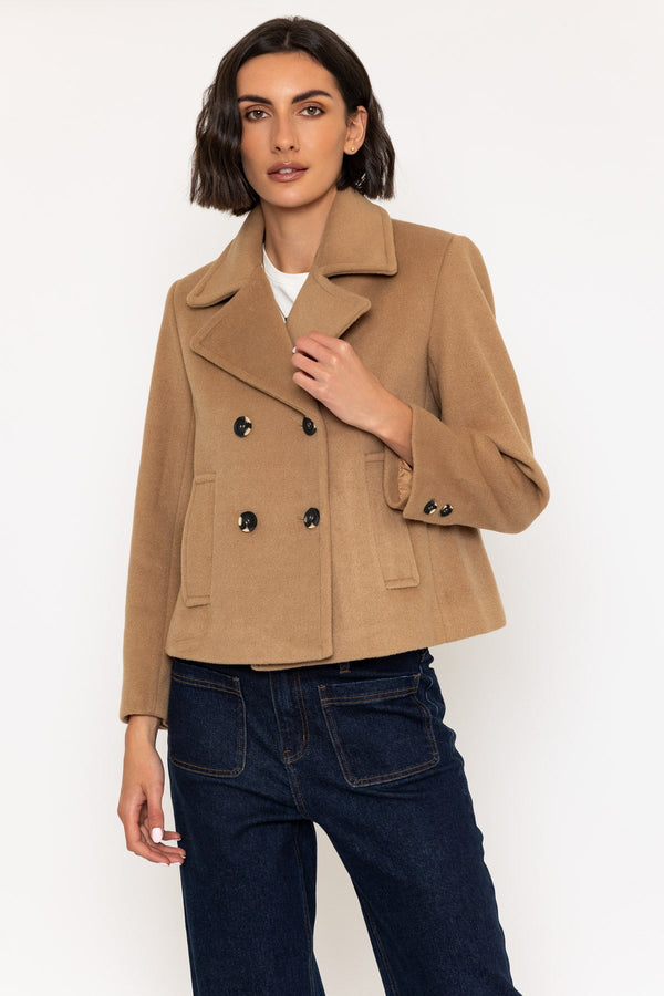 Carraig Donn 25Aw Double Breasted Jacket Camel