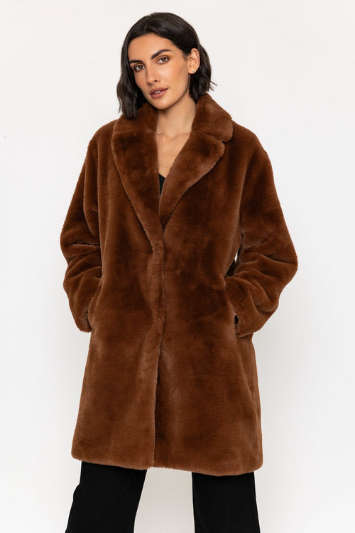 Carraig Donn 25Aw Faux Fur Coat